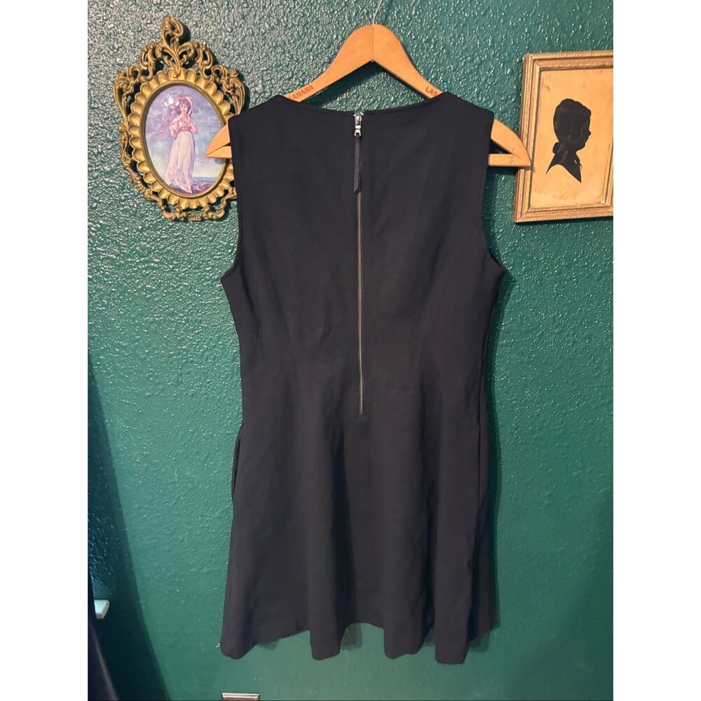 Spanx Knee Length Fitted Black Dress Sz Large - Picture 2 of 5